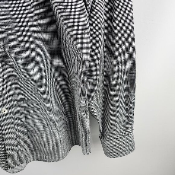 Bugatchi Dress Shirt Mens Large Multi Geometric Classic Fit L/S Button Up - Picture 4 of 7